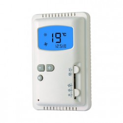 seria etl9 termostat pomieszczeniowy z wyświetlaczem regulacja trybu grzanie/chłodzenie oraz pracy wentylatora